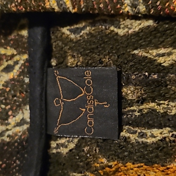 Candiss Cole Art-to-Wear Textural Handwoven 100% Silk Fiber Art Vest - Picture 5 of 9